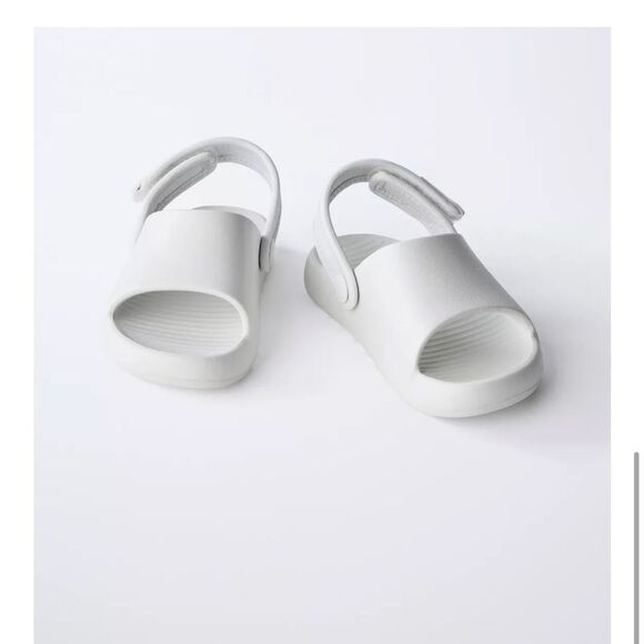 Zara RUBBER SLINGBACK SANDALS - Picture 3 of 5